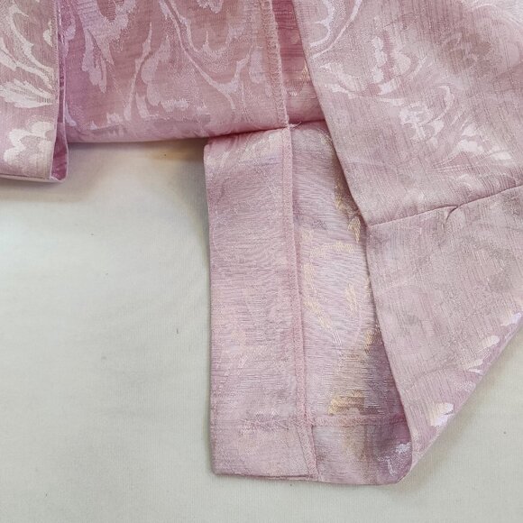 Vintage 2pc Skirt Top In the Mood 10 Pink Floral Lace Boho Fairy Wedding Mother - Picture 10 of 16